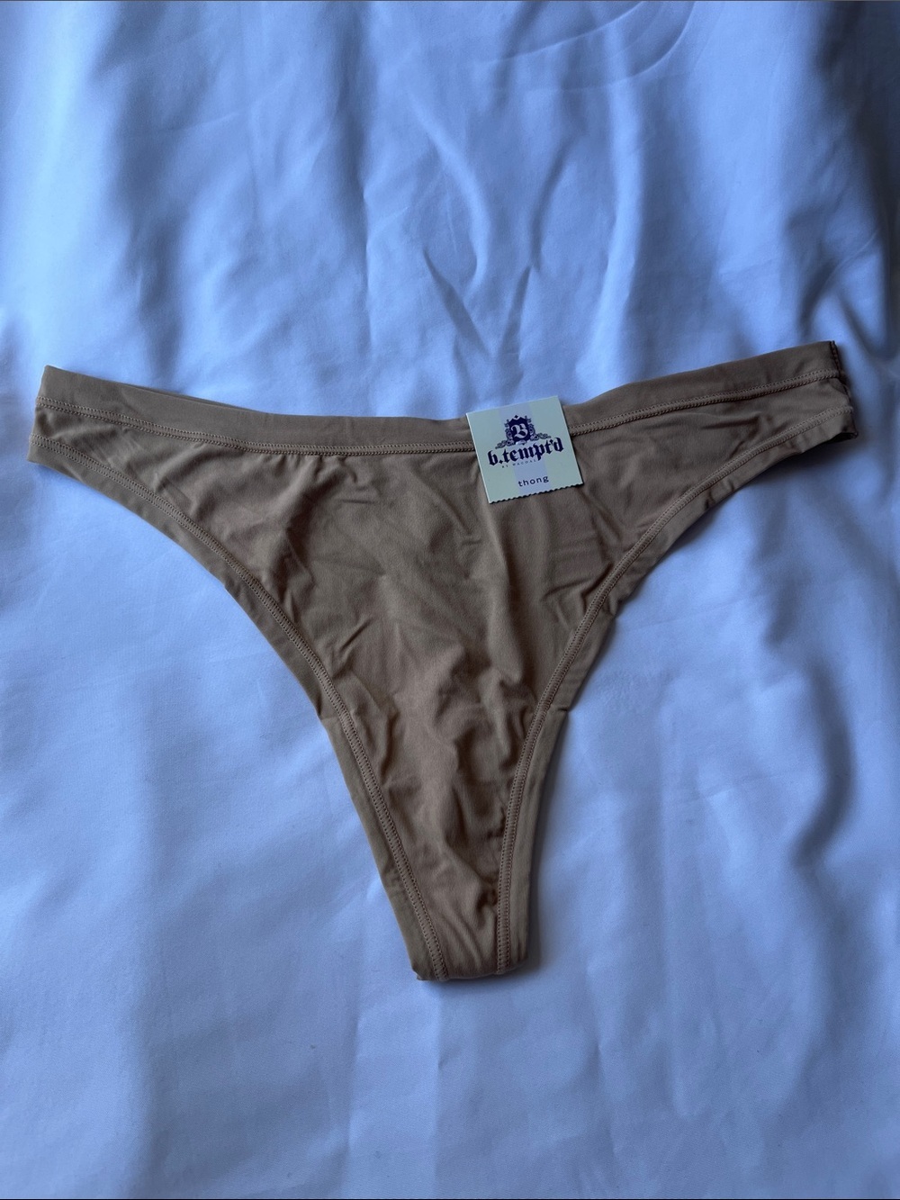 Seamless Nude Thong Panty - Women